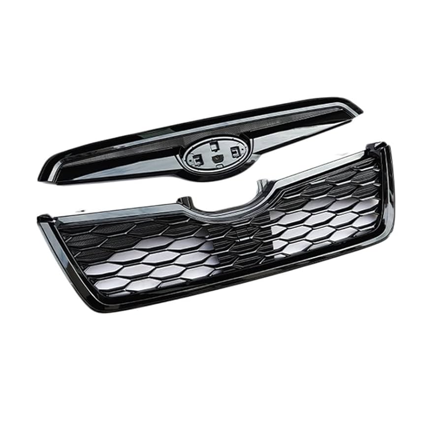 Amazon.co.jp: グロスブラックフロントグリルメッシュキット